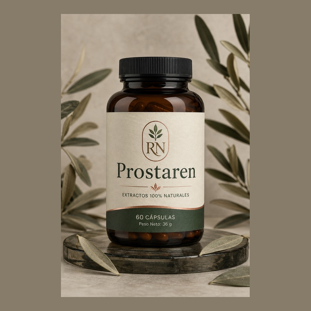 Envase de Prostaren con etiqueta legible